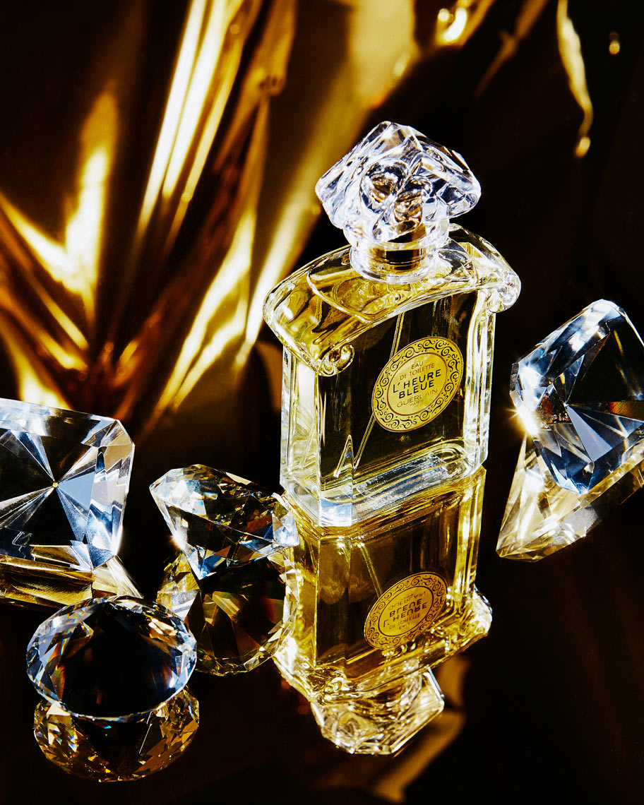 Guerlain-LHeure-Bleue-Perfume-Fragrance-Beauty-Gold-Electric-Diamonds-Rick-Holbrook-Photography