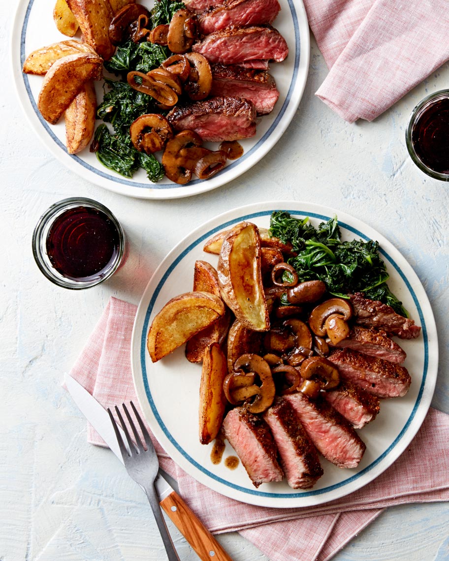 Mushrooms-Steak-Potatoes-Wine-Meal-Dinner-Blue-Apron