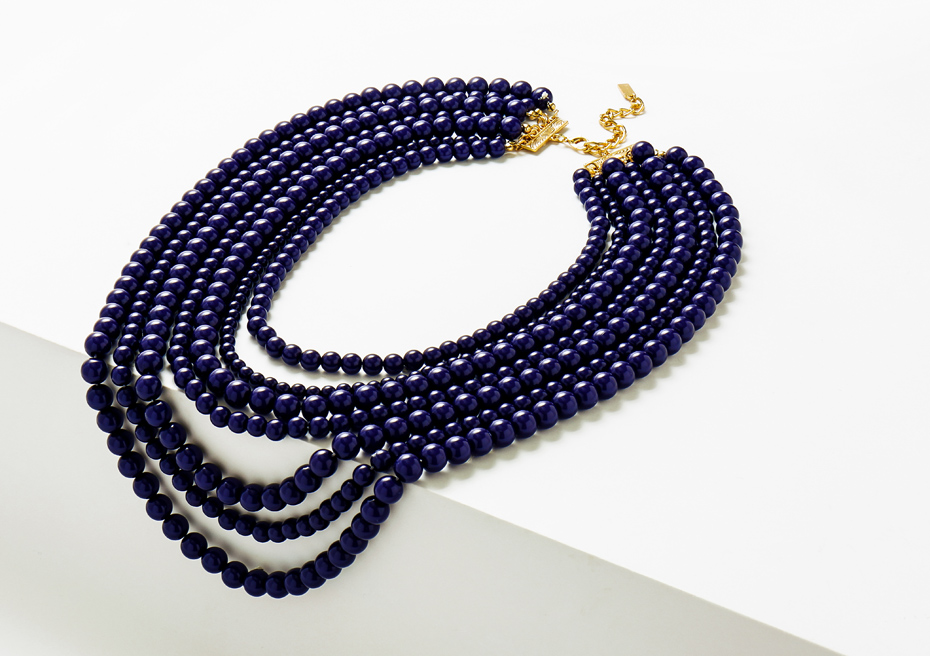 Navy-Beaded-Necklace-Strands-Fall
